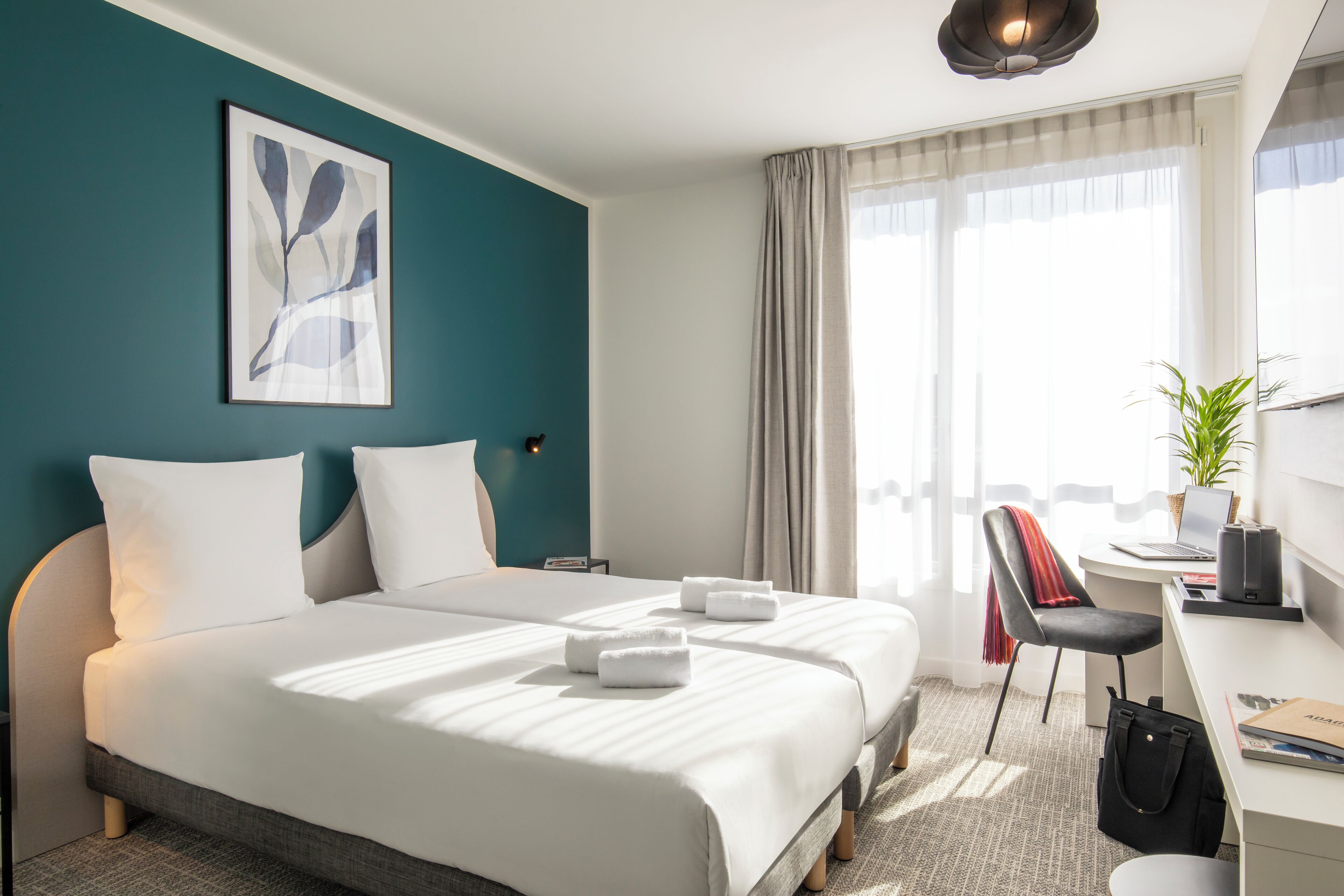 Studio, 2 lits une place