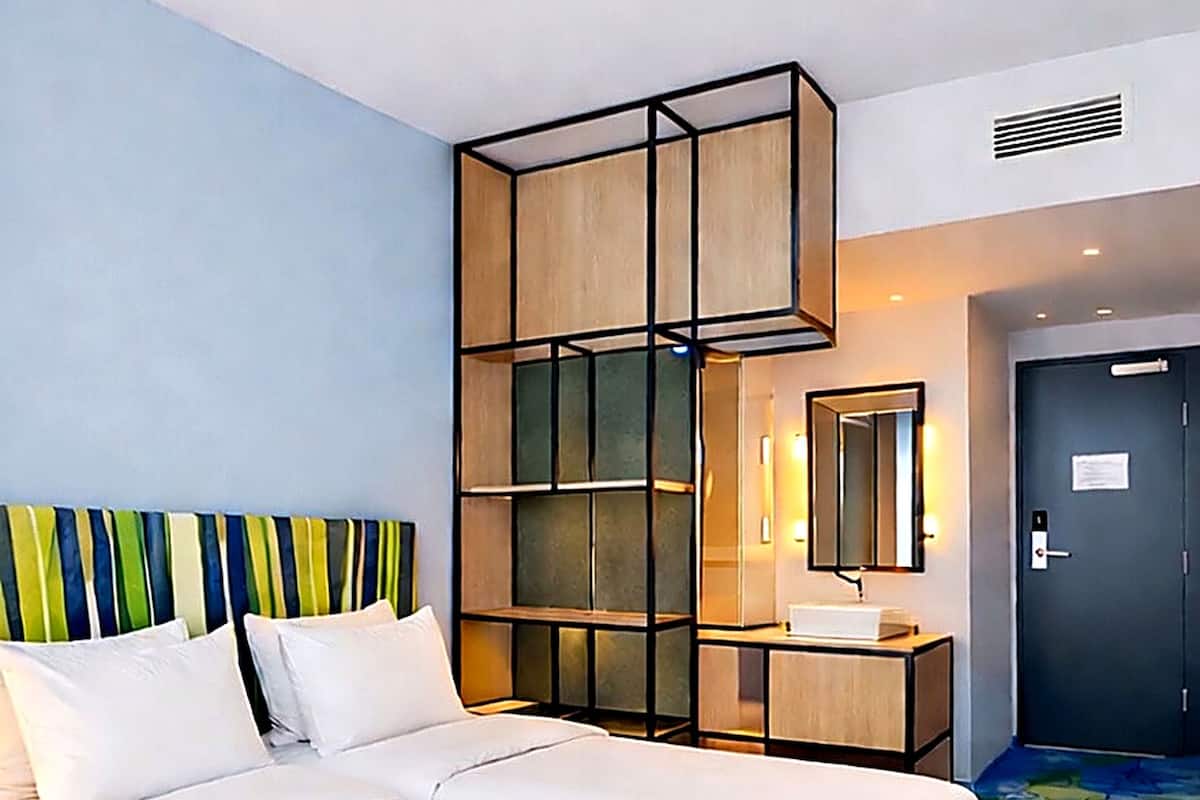 Habitación estándar, 2 camas individuales | Insonorización, tabla de planchar con plancha y wifi gratis