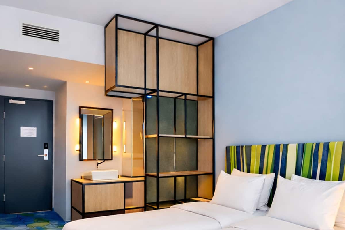 Habitación estándar, 2 camas individuales | Insonorización, tabla de planchar con plancha y wifi gratis