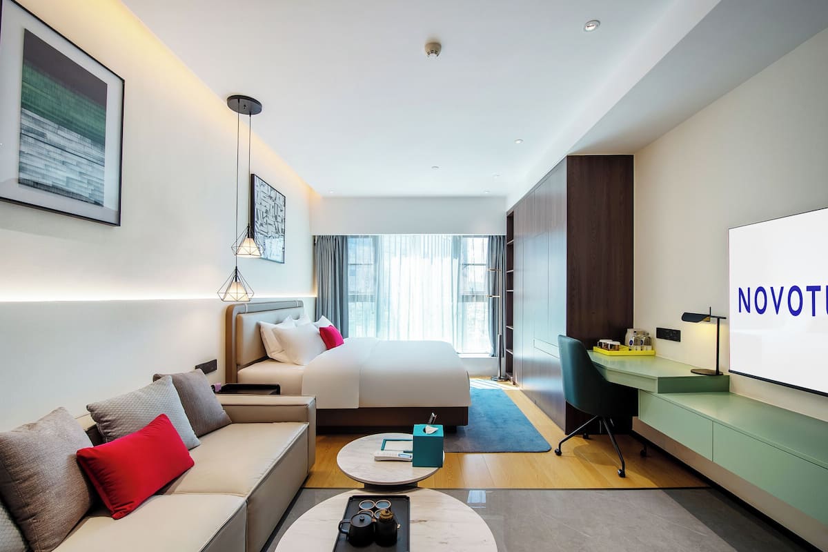 Quarto superior, 1 cama King | Quartos à prova de som