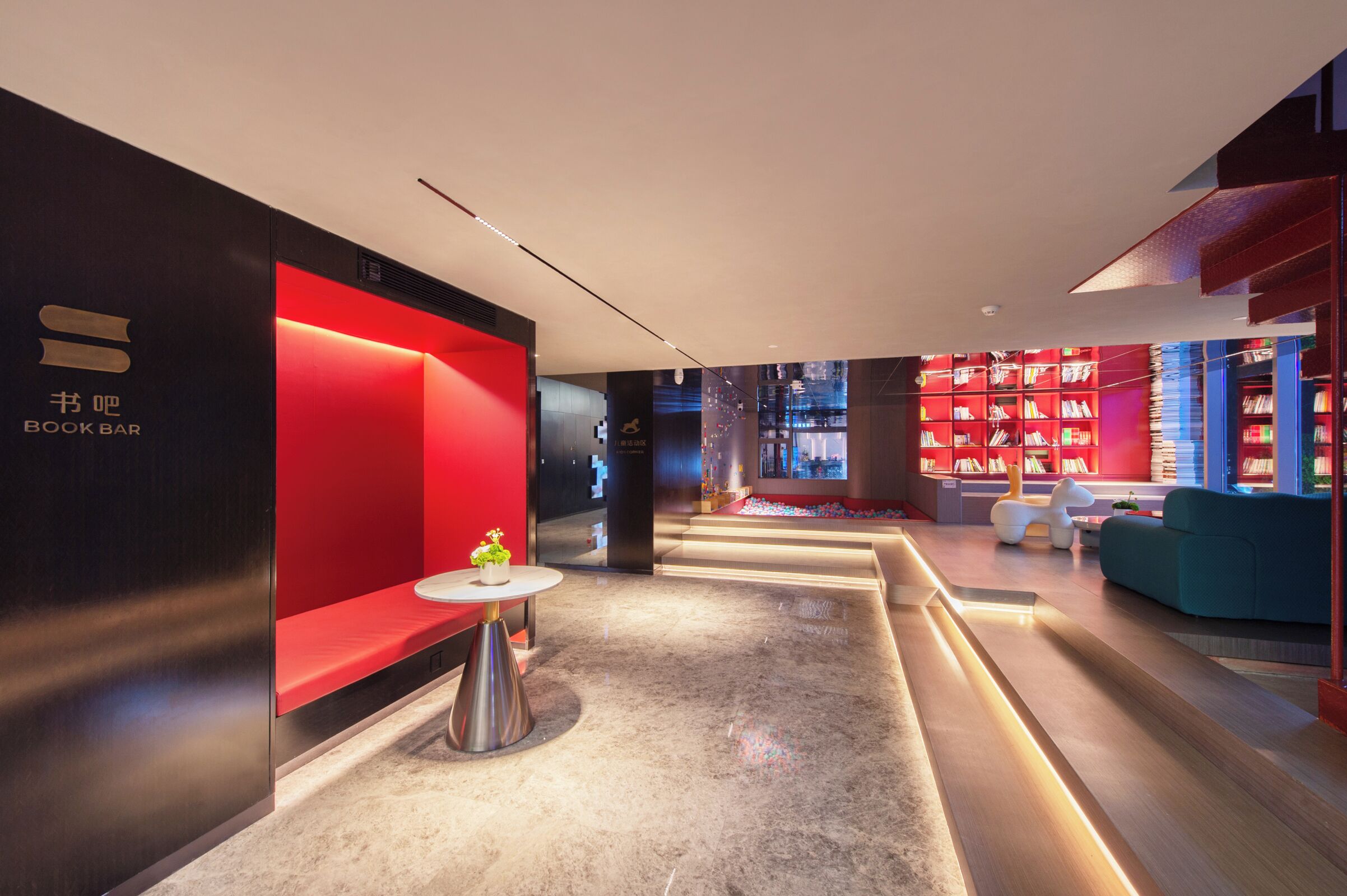 Lobby sitting area