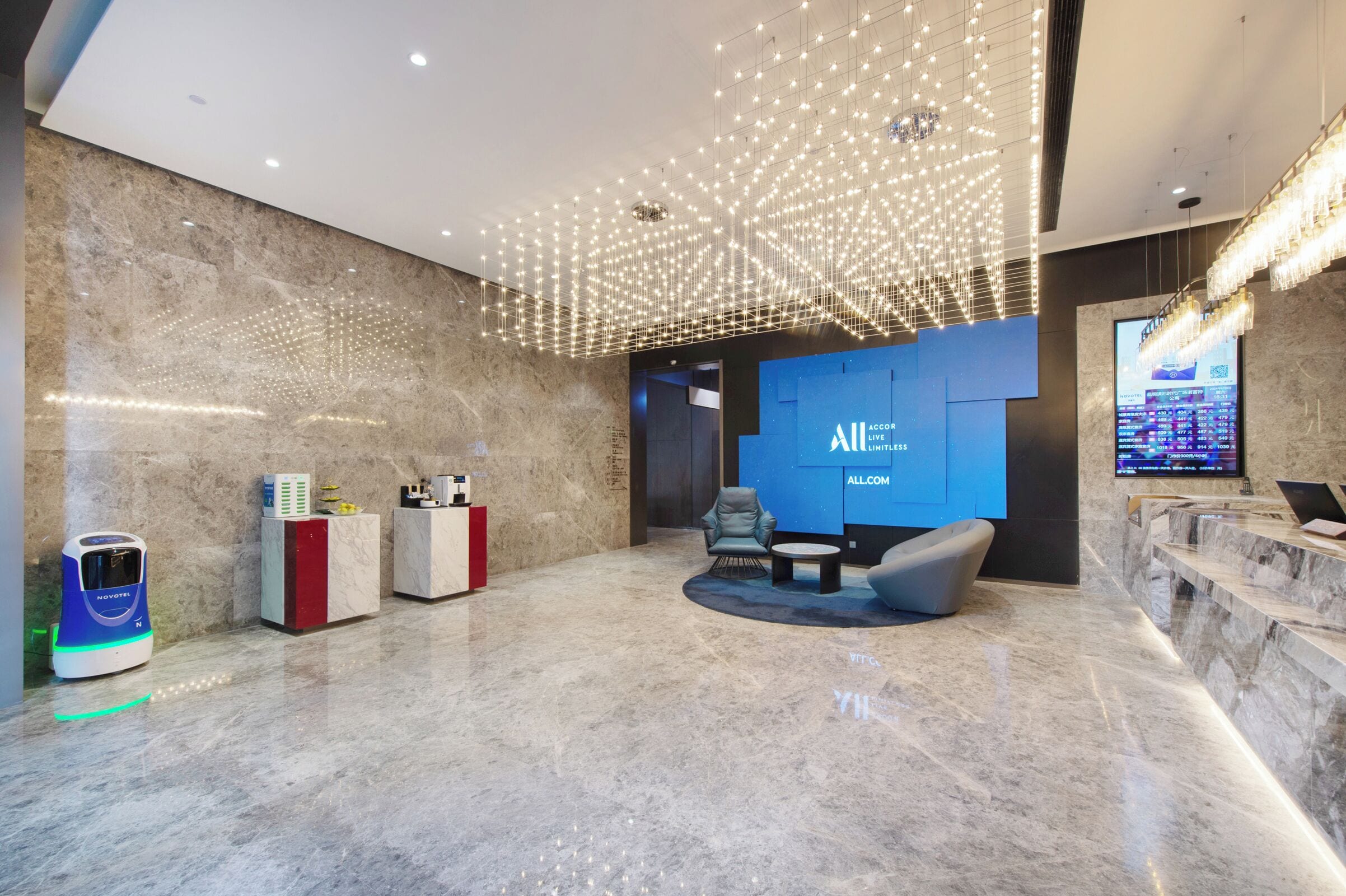Lobby sitting area