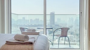 Deluxe Studio, 1 King Bed, Balcony, City View | View from room - Skyz By Danube Residences - Arjan (Dubai)