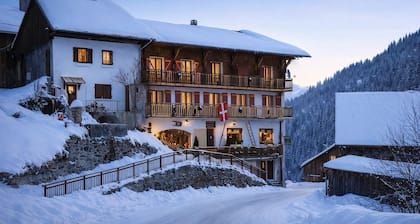 Ski-in / ski-out historical chalet for up to 15 guests in the French Alps
