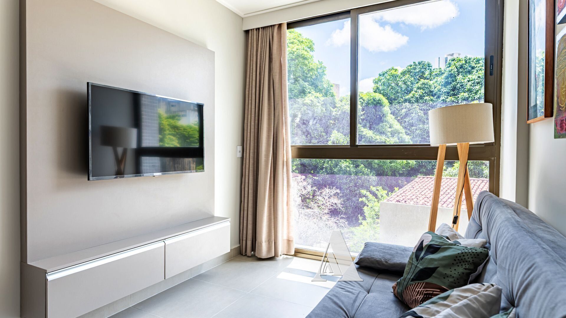 Apartamento conforto | Área de estar | Smart TV, Netflix, serviços de streaming