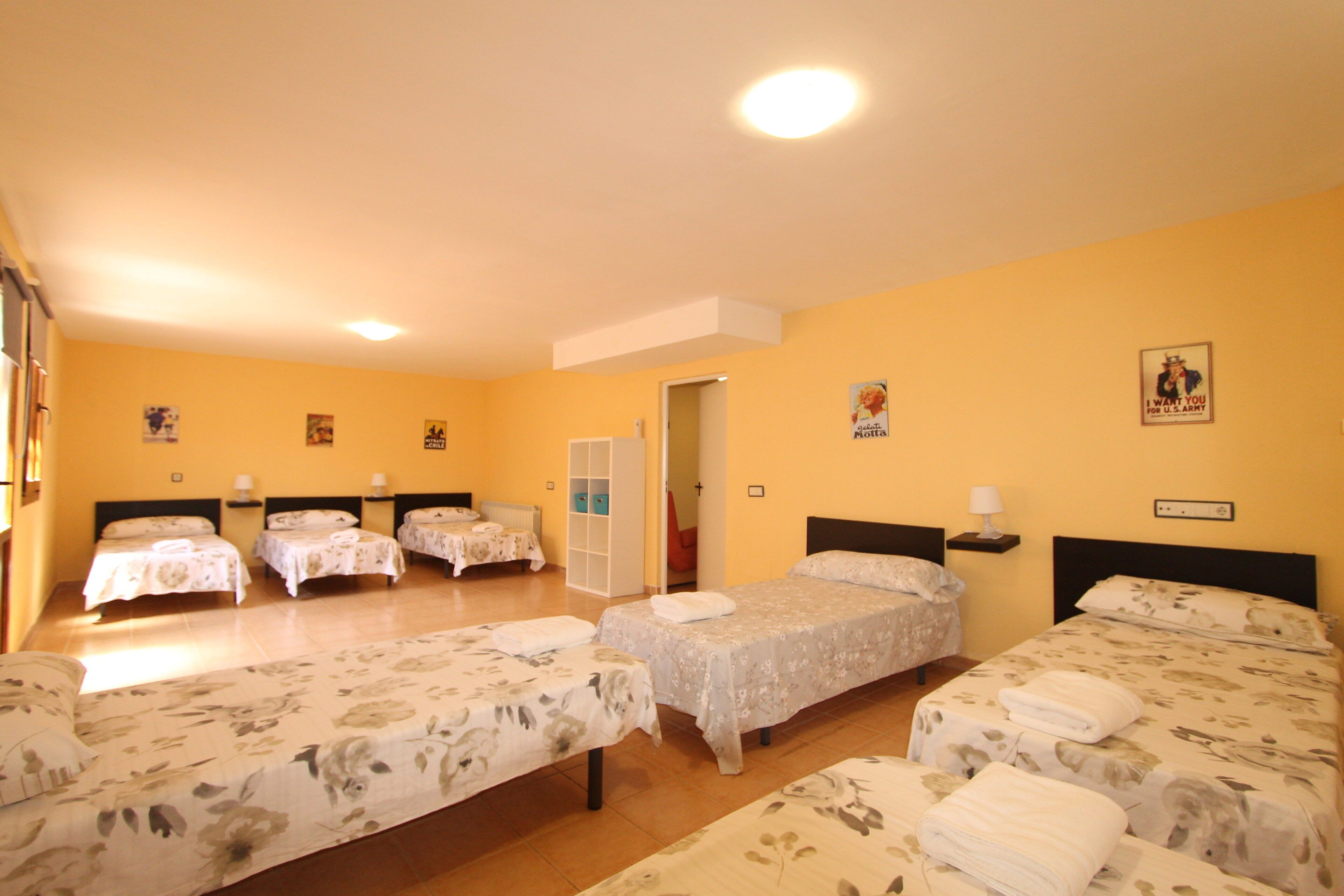 5 bedrooms, iron/ironing board, travel crib, free WiFi