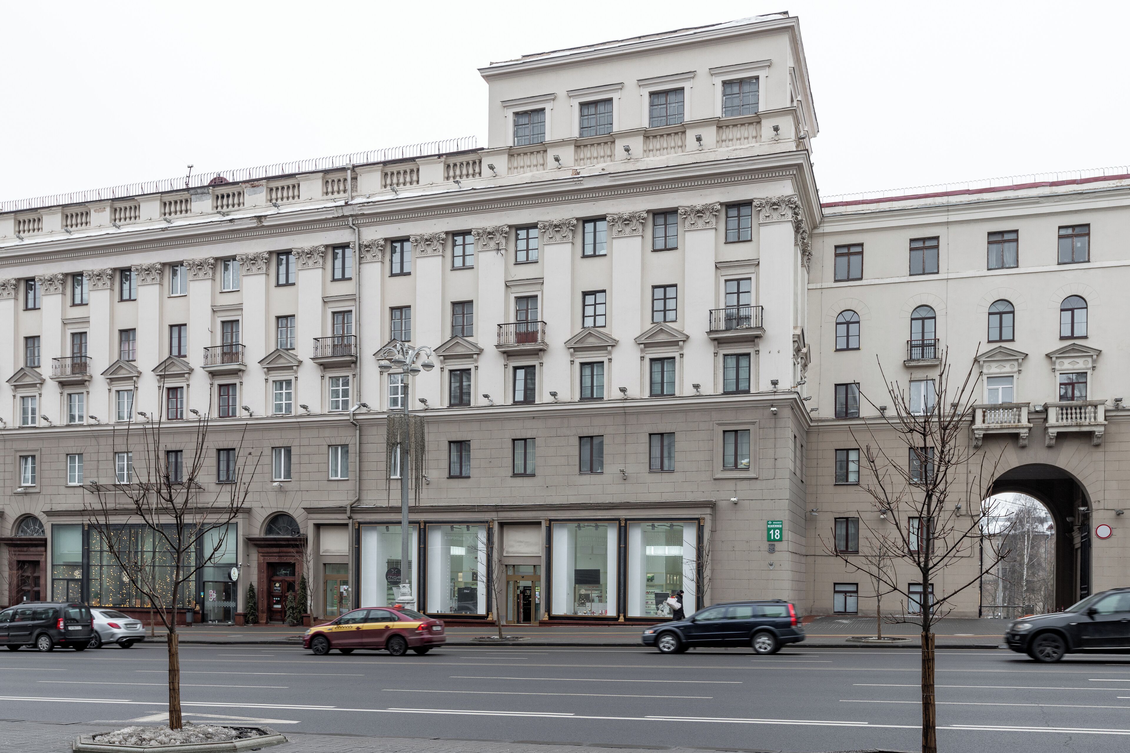 Majoituspaikan julkisivu