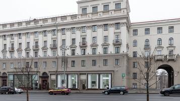 Majoituspaikan julkisivu