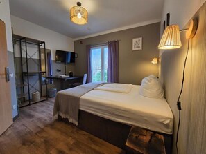 Caja de seguridad en la habitación, cortinas blackout y wifi gratis