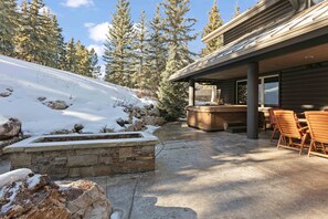 Terrace/patio - Luxury 5br Deer Valley Mountain Lodge 5 Bedroom Home (Park City)