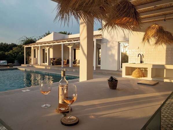 Pool - Contemporary luxury villa with heatable private pool (Faro)