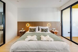 3 bedrooms, iron/ironing board, WiFi, bed sheets - D5 Brand New Villa SeaView Pool DAO-5 Cat (Koh Samui, Bophut)