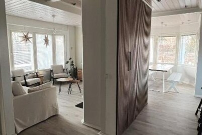 Winter Wonderland Home – Cozy Villa with Sauna, Hot Tub & Garden in Rovaniemi