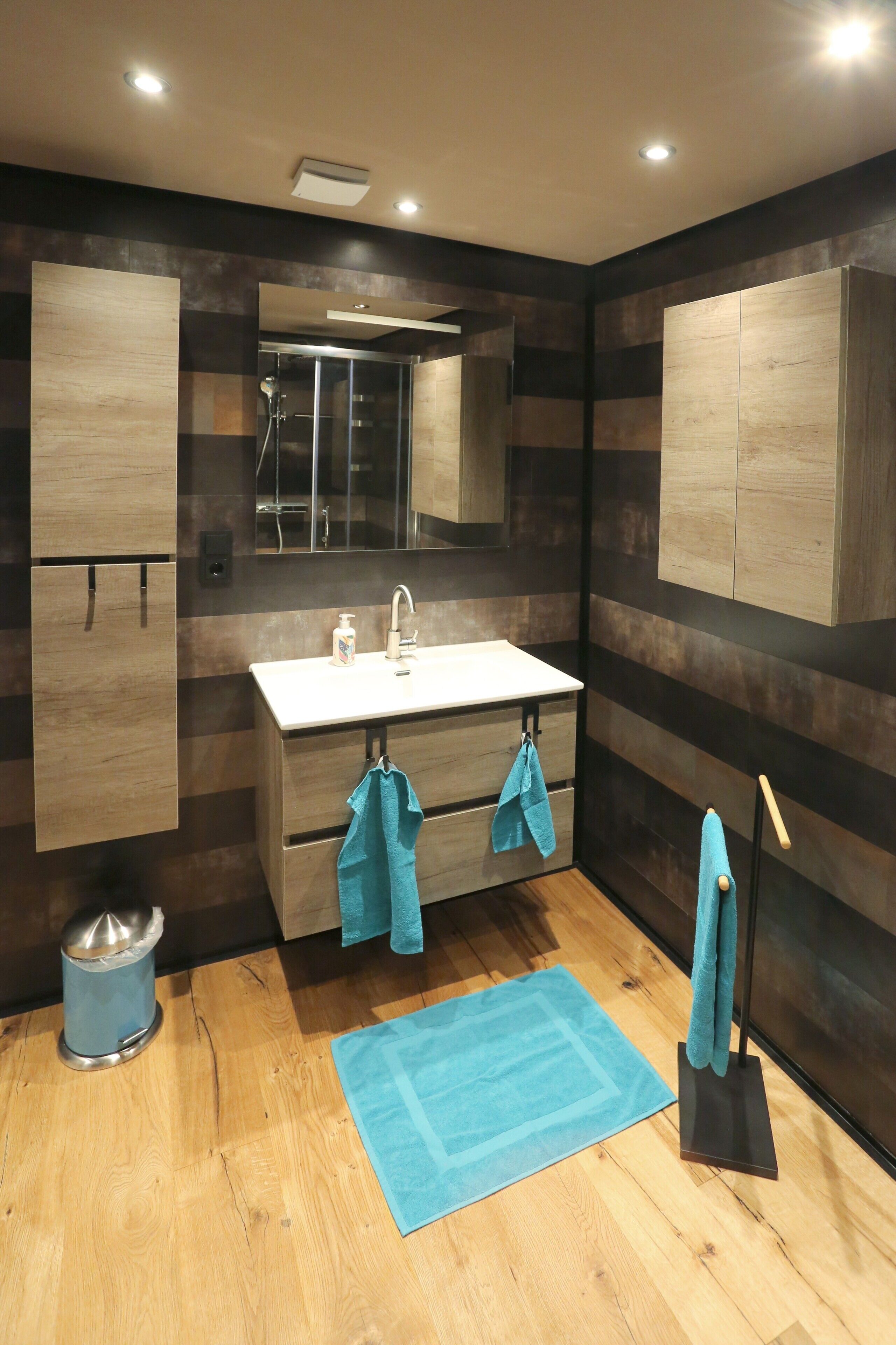 淋浴设施、吹风机、毛巾