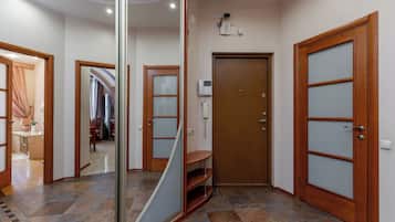 Deluxe Apartment, Non Smoking, Courtyard View | Living area | 30-inch flat-screen TV with satellite channels