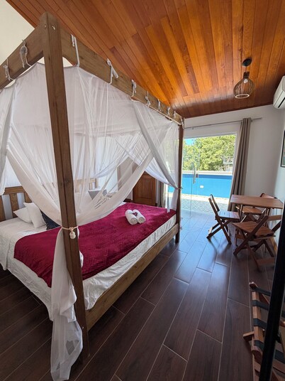 Comfortable suites and lofts with breakfast in Canavieiras, Bahia.