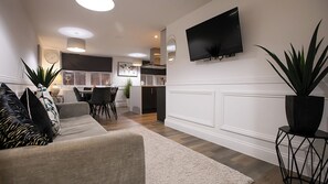 Living area - 3 Bedroom Modern Sea Front Apartment (Sheringham)