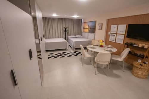 Estúdio conforto, 1 quarto, para não fumantes, cozinha | Quartos à prova de som, berços (sobretaxa), Wi-Fi de cortesia