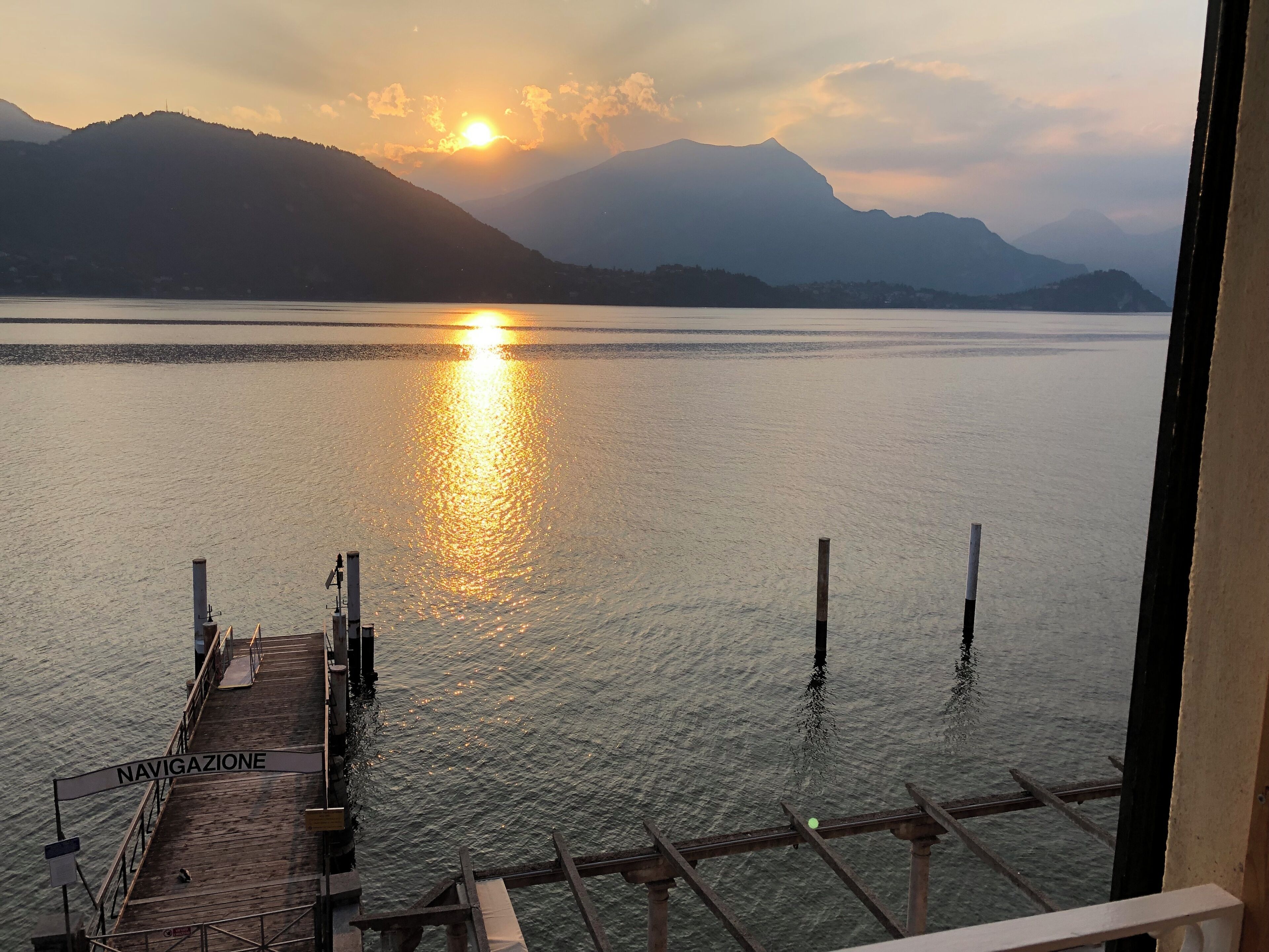 Blick von der Unterkunft