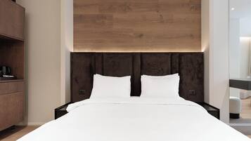 In-room safe, blackout curtains, soundproofing, iron/ironing board