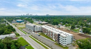 Aerial view - Landing Furnished Apartments Near Northside (Indianapolis)