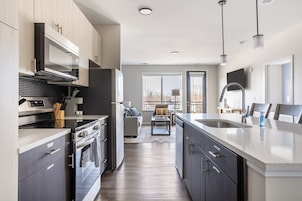 Appartamento (1 Bedroom) | Cucina privata | Frigorifero, macchina per tè/caffè