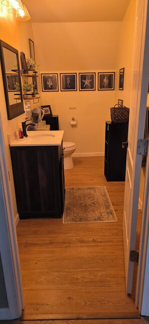 Hair dryer, towels, soap, toilet paper - Charming 3 bedroom farmhouse in Centerview, MO.  Close to Warrensburg and UCM. (Centerview)