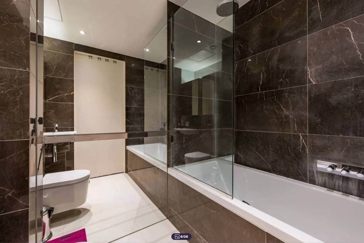 Hair dryer, shampoo, toilet paper