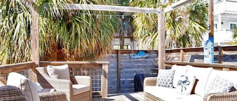 Casa, 1 cama Queen e sofá-cama (40th Street Cottage) | Área da propriedade