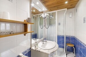 Shower, hair dryer