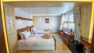 Cabane Deluxe, climatisation, vue fleuve