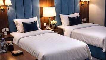 Allergikerbettwaren, Verdunkelungsvorhänge, kostenloses WLAN, Bettwäsche