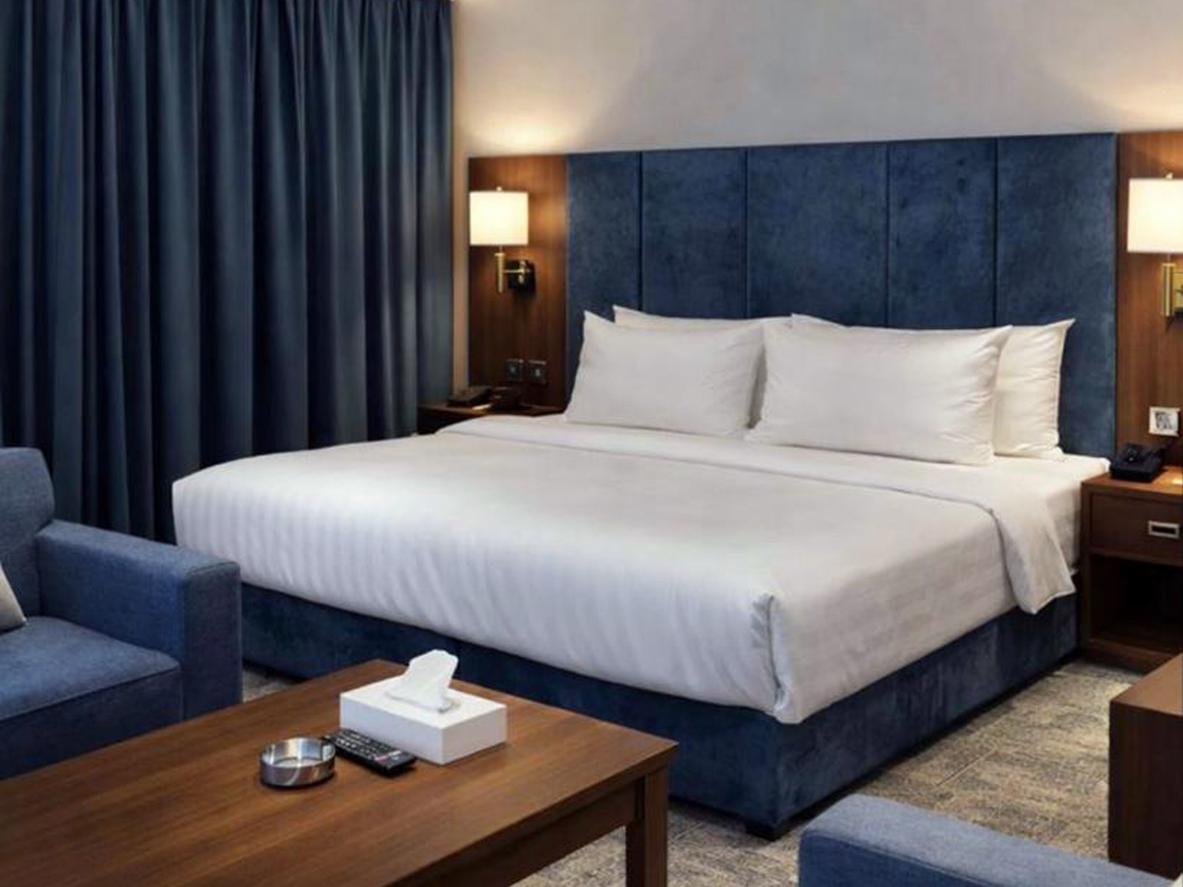 Allergikerbettwaren, Verdunkelungsvorhänge, kostenloses WLAN, Bettwäsche