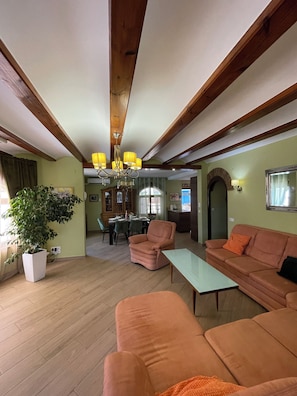 Living area - Villa with its own pool, large area and beach bar 100 m from the beach (Denia)