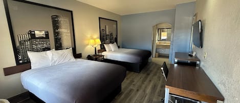 Standard Double Room, 2 Katil Ratu (Queen) | Meja, ruang kerja komputer riba, Wi-fi percuma