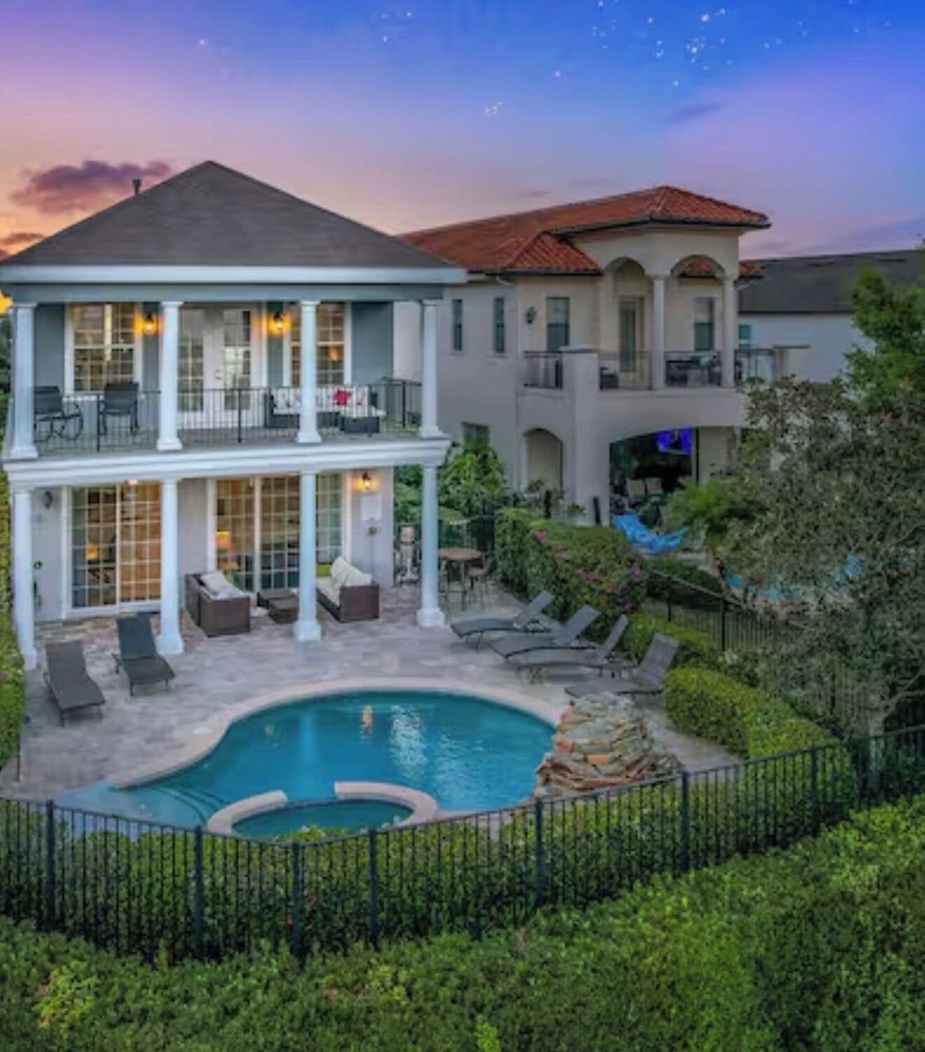 Piscine extérieure, piscine chauffée