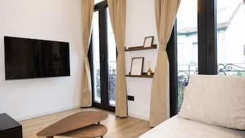 Appartement, balkon, uitzicht op stad | Woonruimte