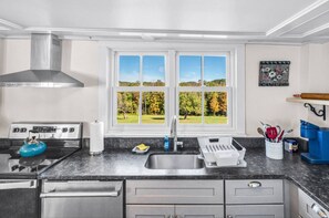 Fridge, oven, stovetop, dishwasher - Gracious, updated, and classic 5-bedroom farmhouse in gorgeous Chesterfield (Chesterfield)