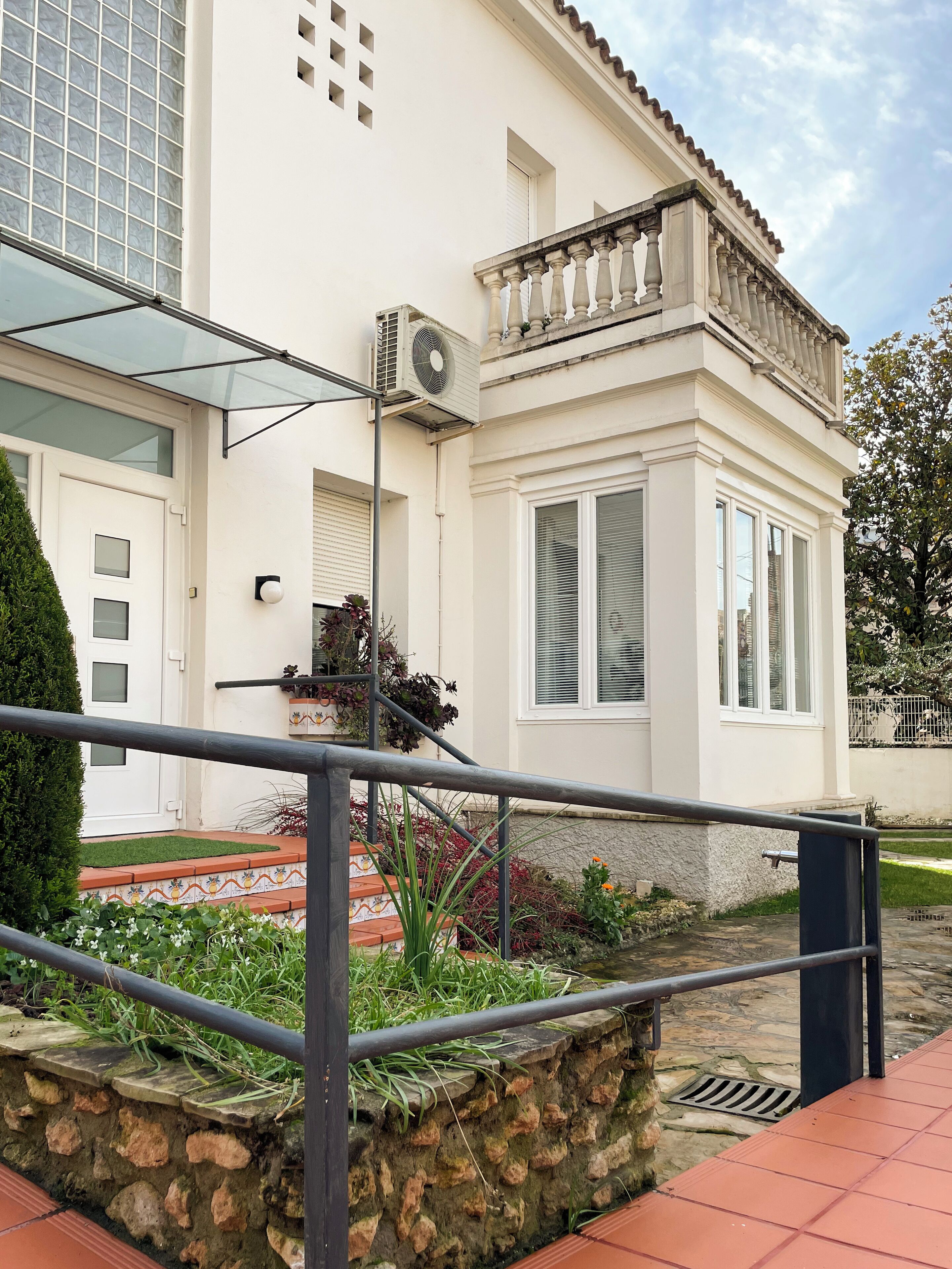 Voorkant van accommodatie