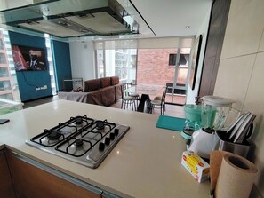 Interior - Large furnished apartment 2 bedrooms 4 guests on Finland and Sweden Quito (Quito)