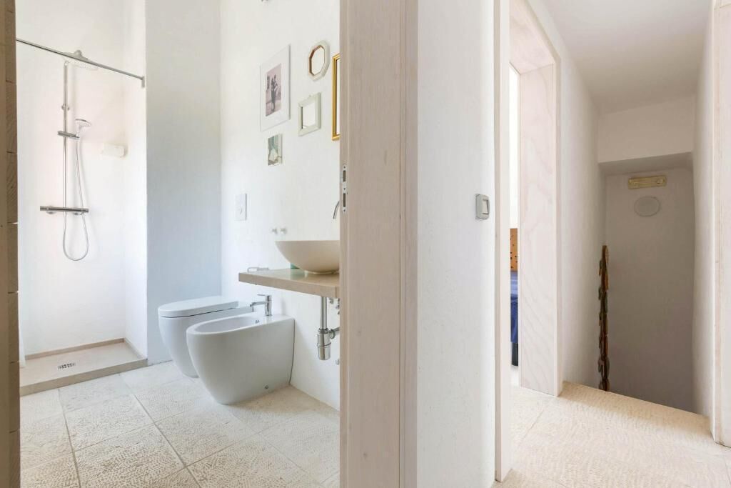 Dusche, Haartrockner, Bidet, Handtücher