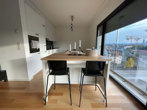 Apt near City Center, Novartis & Messe+Basel Card