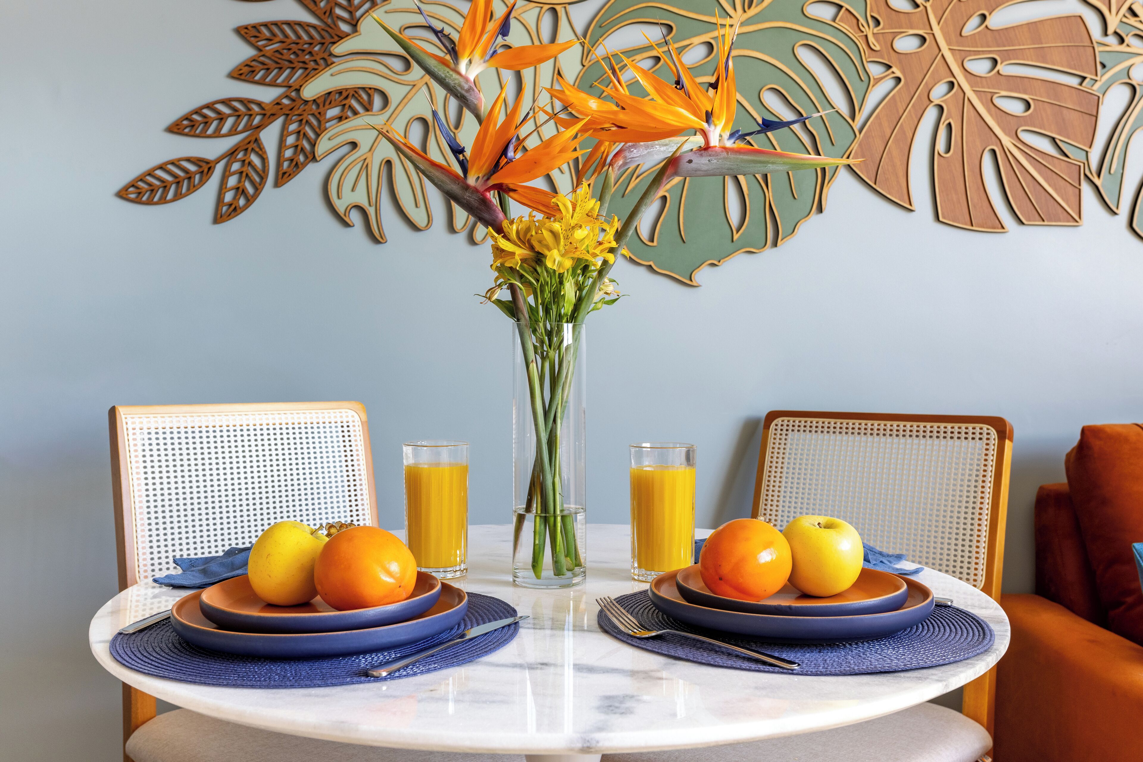 Departamento Deluxe, cocina, vista a la ciudad | Área de sala de estar