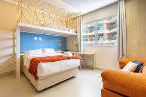 Deluxe Apartment, Kitchen, Beach View - Stay Home Luxo | 1min Praia Gonzaga | Rooftop, Piscina, Sauna & Gym (Santos)