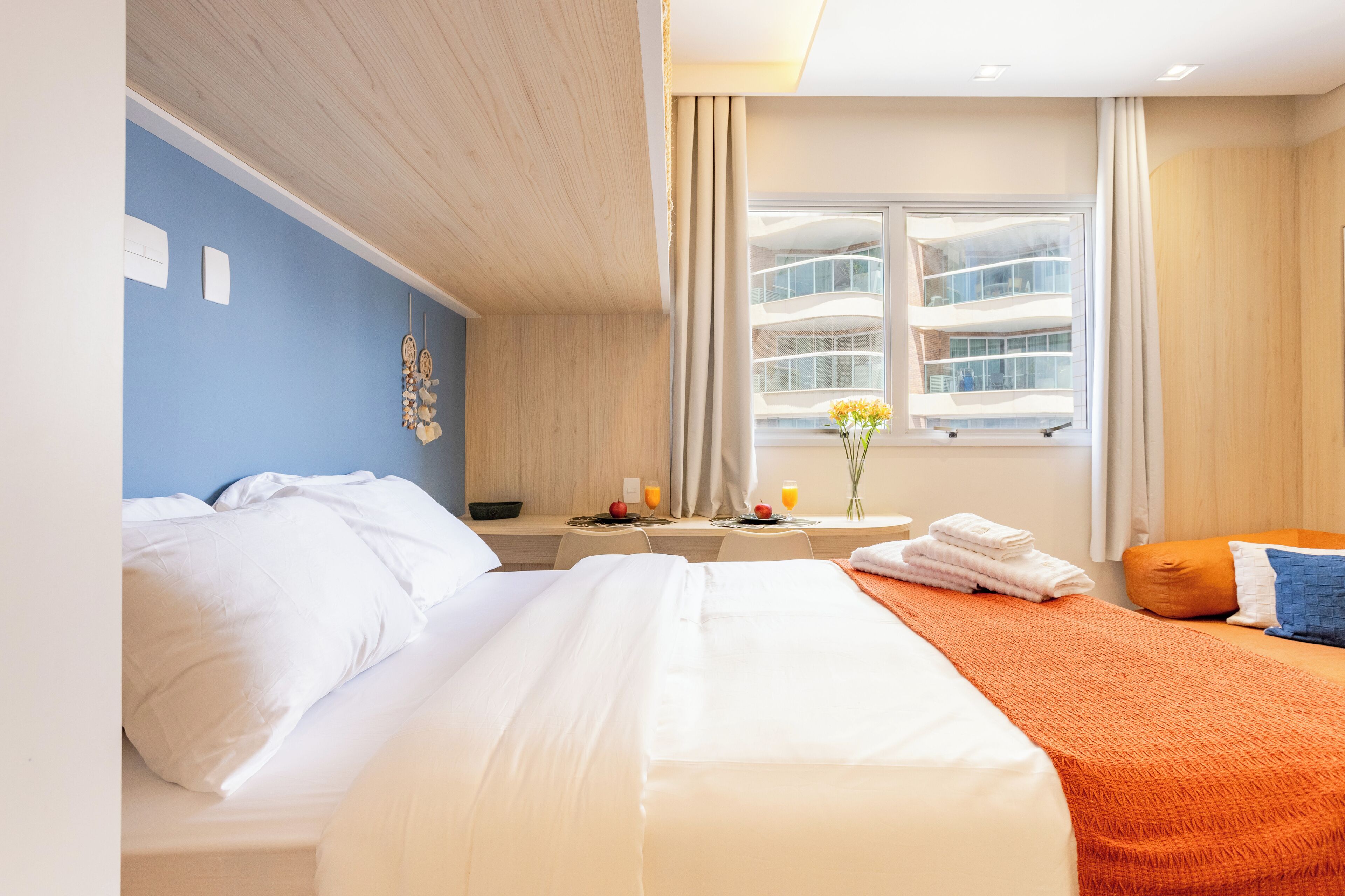 Deluxe Apartment, Kitchen, Beach View | Individually decorated, individually furnished, free WiFi, bed sheets