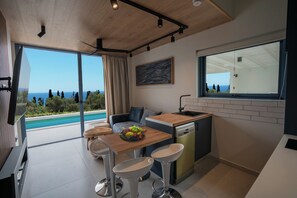Interior - SUGARBLUE-Minimal 1-bedroom villa with a spectacular seaview (Spartia)