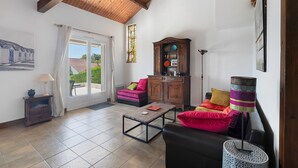 Living area - La Parenthèse Marine – Near Noë Beach, Shared Pool (Pornic)