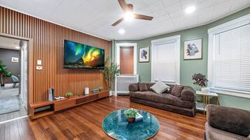 TV, video games, foosball, offices