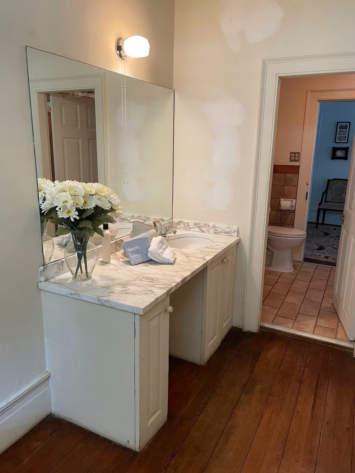 Towels, soap, toilet paper