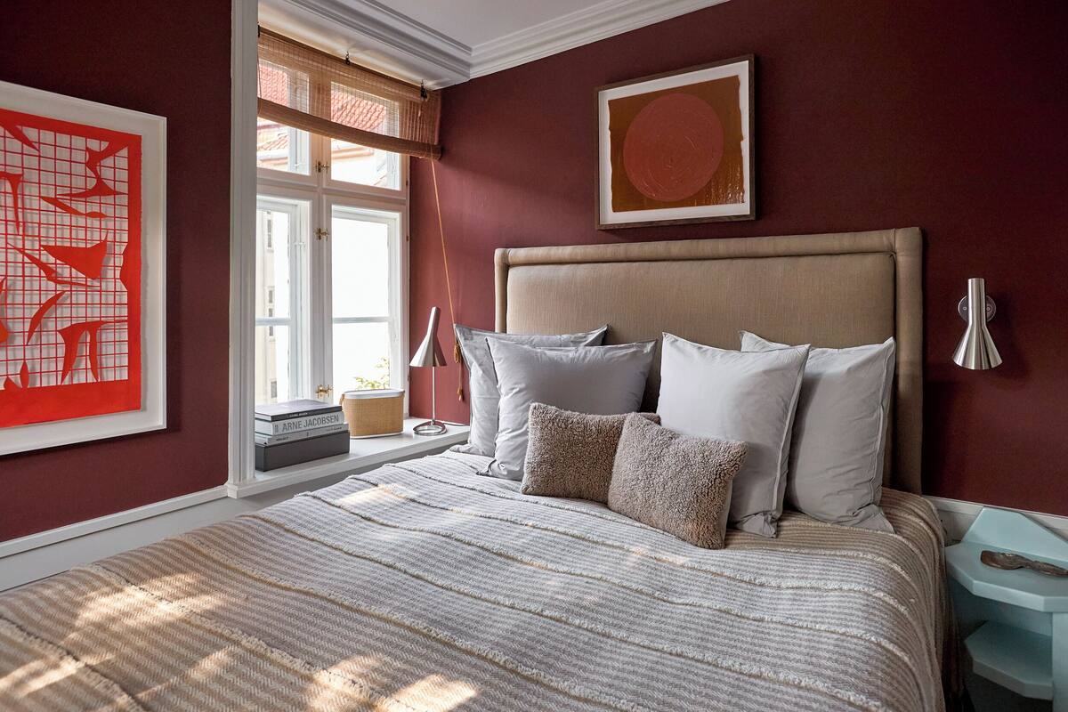 Deluxe appartement, uitzicht op stad | Een kluis op de kamer, verduisterende gordijnen